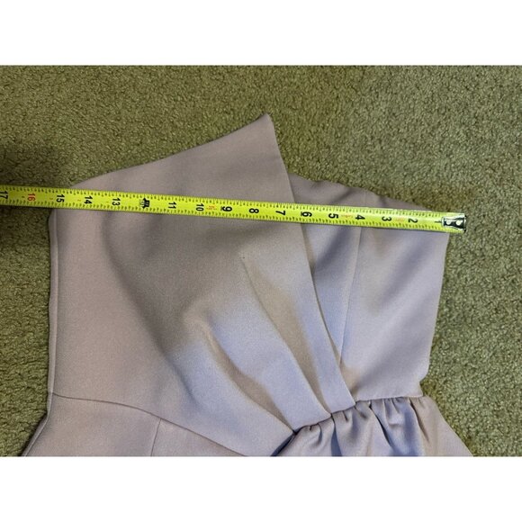 ELLIAT Reception Ruffle Midi Dress Lilac Pink Structured Formal Party S/M READ - Picture 11 of 12